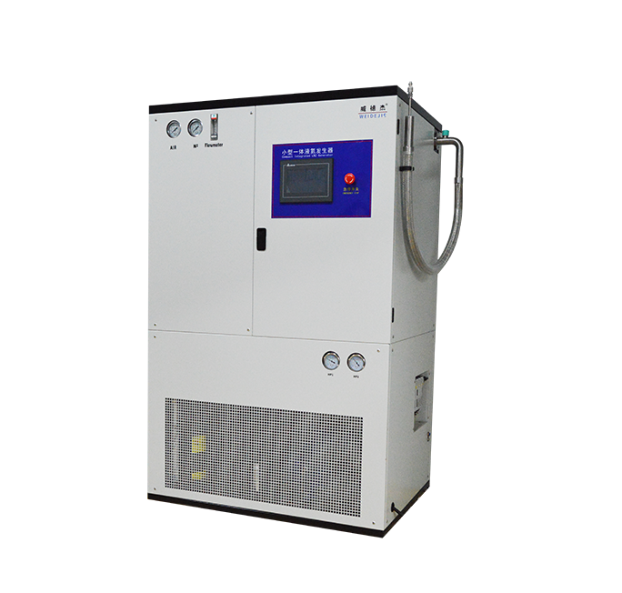 Small integrated liquid nitrogen machine